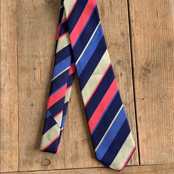 COPY - Custom Eton of Sweden stripe silk tie - Picture 1 of 3